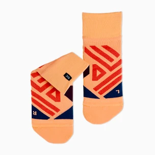 Chaussettes pour femme On  Mid Sock Coral/Navy  L