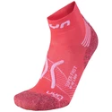 Chaussettes pour femme UYN  RUN SUPER FAST SOCKS Coral/White