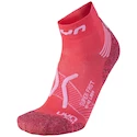 Chaussettes pour femme UYN  RUN SUPER FAST SOCKS Coral/White  35/36