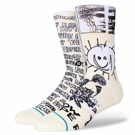 Chaussettes Stance DEAR HUMANS OFF WHITE