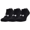 Chaussettes Under Armour  Core No Show 3Pk-BLK  XL