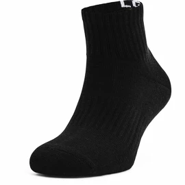 Chaussettes Under Armour Core QTR 3PK-BLK