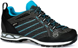 Chaussures d'extérieur pour femme Hanwag Makra Low Lady GTX Black/Seablue