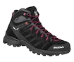 Chaussures d'extérieur pour femme Salewa  WS Alp Mate Mid PTX Black Out/Virtual Pink  UK 5,5