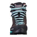 Chaussures d'extérieur pour femme Salewa  WS MTN Trainer Mid GTX Magnet/Viridian Green