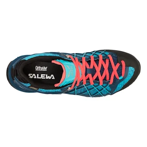 Chaussures d'extérieur pour femme Salewa  WS Wildfire GTX Blue Poseidon/Capri  UK 6,5