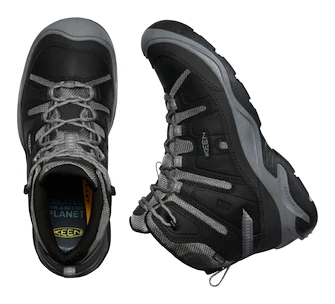 Chaussures d'extérieur pour homme Keen Circadia Mid Wp Black/Steel Grey  US 10