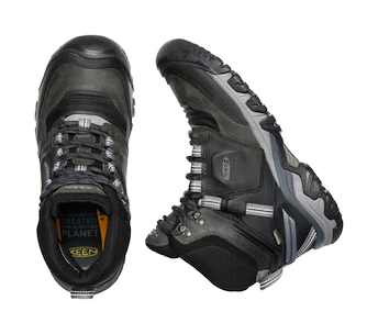 Chaussures d'extérieur pour homme Keen Ridge Flex Mid Wp Magnet/Black