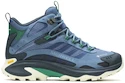 Chaussures d'extérieur pour homme Merrell  Moab Speed 2 Mid Gtx Steel Blue