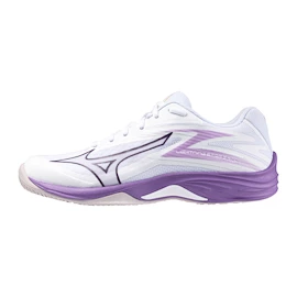 Chaussures d'intérieur pour enfants Mizuno Lightning Star Z7 Jr. White/Patrician Purple/Quince