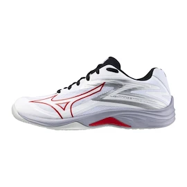 Chaussures d'intérieur pour enfants Mizuno Lightning Star Z7 Jr. White/Salsa