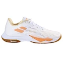 Chaussures d'intérieur pour femme Babolat  Shadow Tour 5 Women White/Yellow