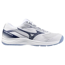 Chaussures d'intérieur pour homme Mizuno Cyclone Speed 5 White/Bellwether Blue