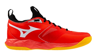 Chaussures d'intérieur pour homme Mizuno  WAVE DIMENSION Radiant Red/White/Carrot Curl