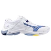 Chaussures d'intérieur pour homme Mizuno  Wave Lightning Z8 White/Bellwether Blue