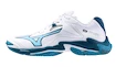 Chaussures d'intérieur pour homme Mizuno  WAVE LIGHTNING Z8 White/Sailor Blue/Silver