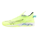 Chaussures d'intérieur pour homme Mizuno  Wave Mirage 5  Neo Lime/Black/Splish Splash