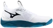 Chaussures d'intérieur pour homme Mizuno  WAVE MOMENTUM 3 White/Sailor Blue/Silver