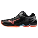 Chaussures d'intérieur pour homme Mizuno  Wave VOLTAGE 2 Black/Neon Flame