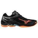 Chaussures d'intérieur pour homme Mizuno  Wave VOLTAGE 2 Black/Neon Flame