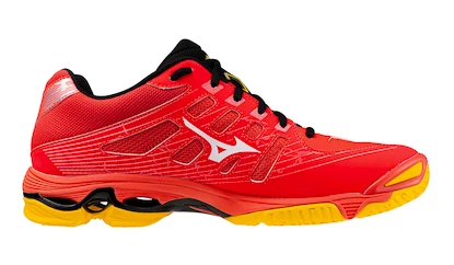 Chaussures d'intérieur pour homme Mizuno  WAVE VOLTAGE Radiant Red/White/Carrot Curl