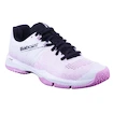 Chaussures de padel pour femmes Babolat  Sensa Women White/ Lilac