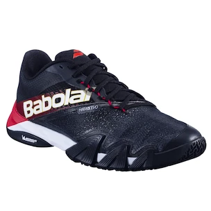 Chaussures de padel pour hommes Babolat  Jet Premura 2 Men Black/Tomato Red