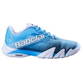 Chaussures de padel pour hommes Babolat Jet Premura 2 Men Lebron Cyan Blue/White