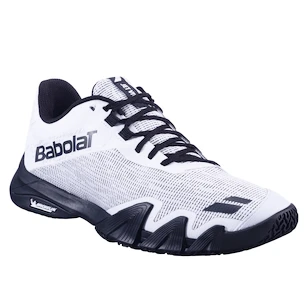 Chaussures de padel pour hommes Babolat  Jet Viva M White/Black