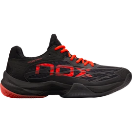 Chaussures de padel pour hommes NOX AT10 Lux Negro Rojo