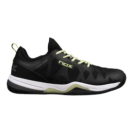 Chaussures de padel pour hommes NOX Nerbo Black/Soft Lime