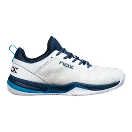 Chaussures de padel pour hommes NOX Nerbo White/Swedish Blue