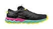 Chaussures de running pour femme Mizuno  Wave Daichi 7 Iron Gate/Ebony/Fuchsia Fedora  UK 5,5