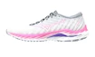 Chaussures de running pour femme Mizuno  Wave Inspire 19 Snow White/High-Vis Pink/Purple Punch  UK 5,5