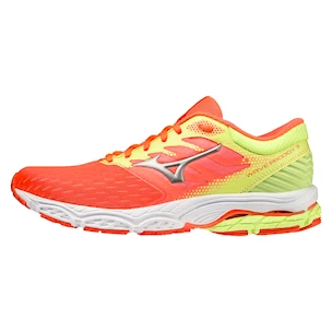 Chaussures de running pour femme Mizuno  Wave Prodigy 3 Neon Flame/Silver  UK 8