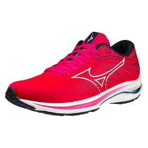 Chaussures de running pour femme Mizuno  Wave Rider 25 Pink Peacock/White  UK 5