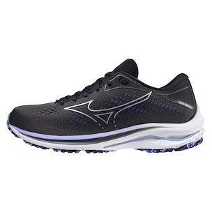 Chaussures de running pour femme Mizuno  Wave Rider Wave Rider 25 / Blackened Pearl / 10077C / Violet Glow