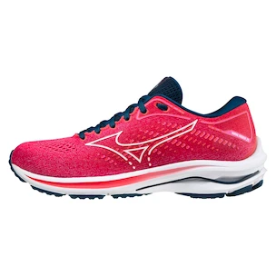 Chaussures de running pour femme Mizuno  Wave Rider Wave Rider 25 / Phlox Pink / White / Gibraltor Sea  UK 5