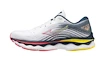 Chaussures de running pour femme Mizuno  Wave Sky 6 White/Hibiscus/Buttercup  UK 4