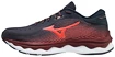 Chaussures de running pour femme Mizuno  Wave Sky Wave Sky 5 / India Ink / Living Coral / Pomegranite