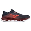 Chaussures de running pour femme Mizuno  Wave Sky Wave Sky 5 / India Ink / Living Coral / Pomegranite  UK 5,5