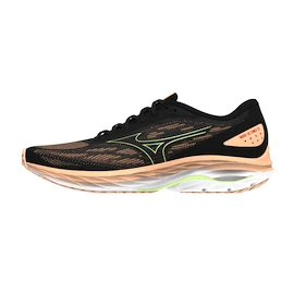 Chaussures de running pour femme Mizuno Wave Ultima 15 Black / Mizuno Neo Lime / Apricot Ice