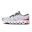 Chaussures de running pour femme On  Cloud X 4 Silver/Flame