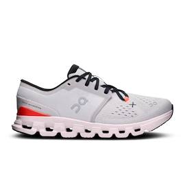 Chaussures de running pour femme On Cloud X 4 Silver/Flame