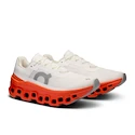 Chaussures de running pour femme On Cloudmonster White/Flame