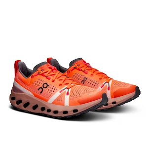 Chaussures de running pour femme On Cloudsurfer Trail Flame/Dustrose