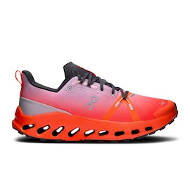 Chaussures de running pour femme On Cloudsurfer Trail WP Mauve/Flame