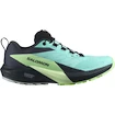 Chaussures de running pour femme Salomon Sense Ride 5 Gtx Blue Radiance / Green Ash / India Ink