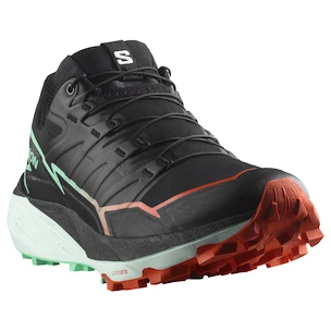 Chaussures de running pour femme Salomon Thundercross  Black/Cherry Tomato/Electric Green