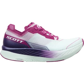 Chaussures de running pour femme Scott Carbon RC White/Carmine Pink